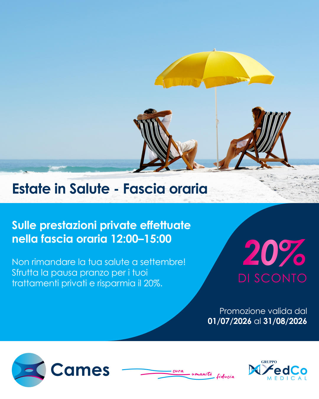 Promo Estate in Salute – Fascia Oraria Conveniente